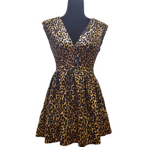 23. DO & BE Leopard Print Dress Size Small